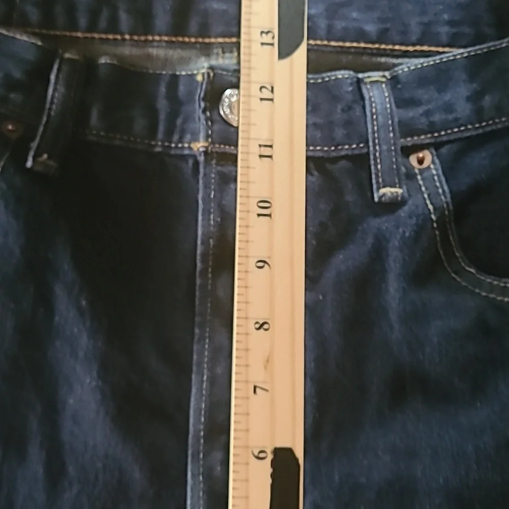 Levi's 501 CT Customized Tapered Dark Wash Jeans Mens 36x34 Button Fly